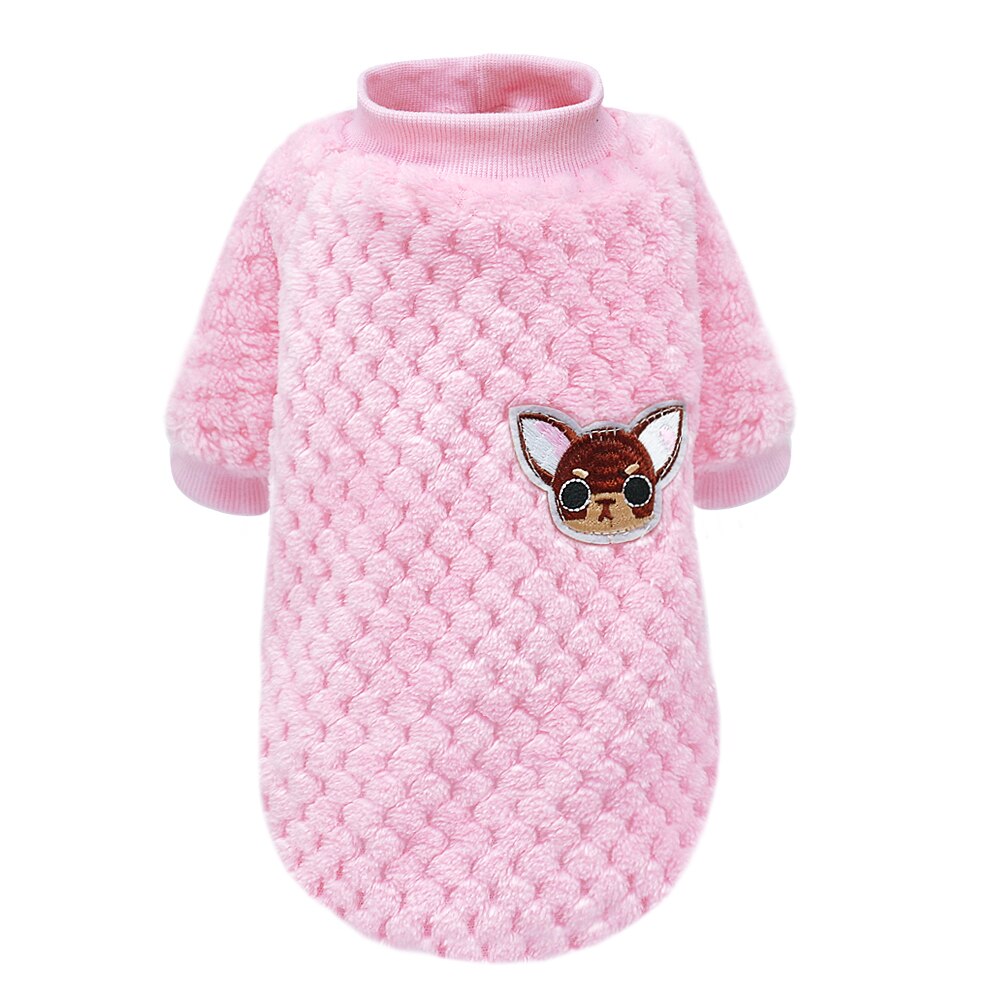 Leuke Hond Kleding Voor Kleine Honden Chihuahua Yorkies Pug Kleding Jas Winter Hond Kleding Pet Puppy Jas Ropa Perro Roze s-2XL: Roze / S