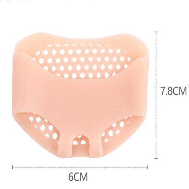 Dropshipping solette imbottite in silicone per avampiede solette per scarpe solette in gel soletta per scarpe traspirante per assistenza sanitaria inserto per scarpe con tacco contralto