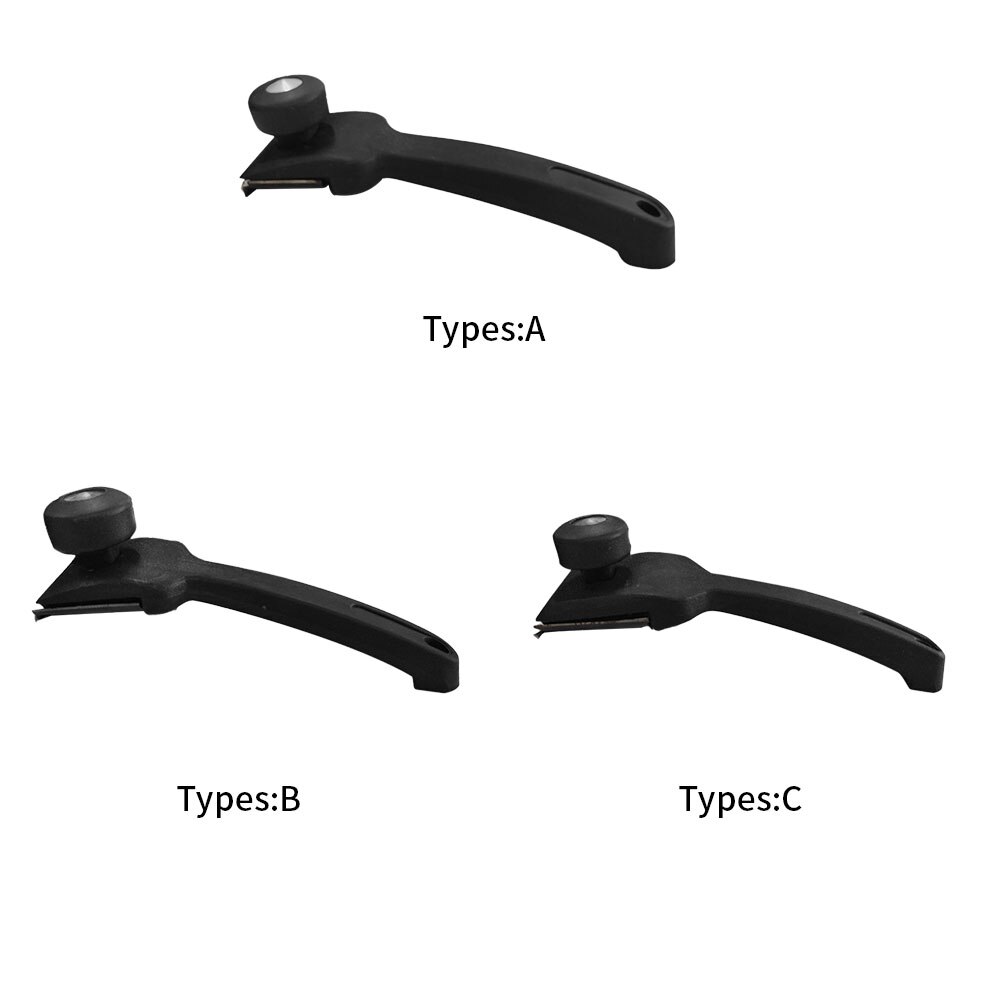 Handheld Black Universal Construction Tool Multifunctional Wood Scraper 4 Sided Blade Durable With Soft Grip Handle