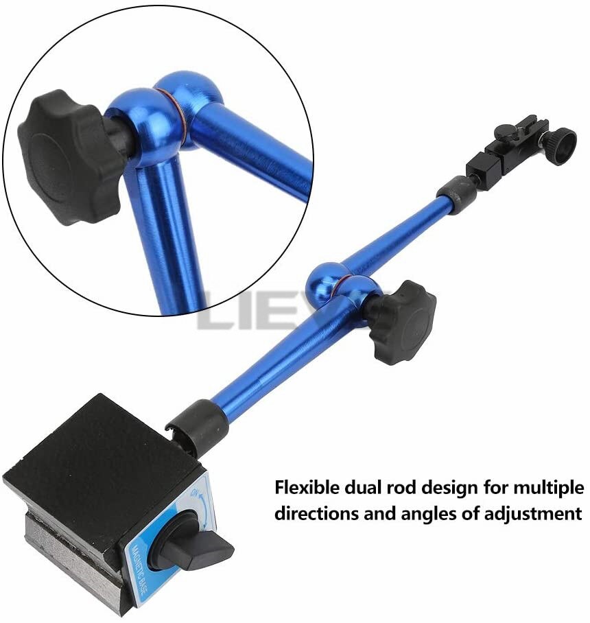 Dial Gage Flexible Magnetic Base Holder Stand Universal Stand Dial Test Indicator Gauge tool