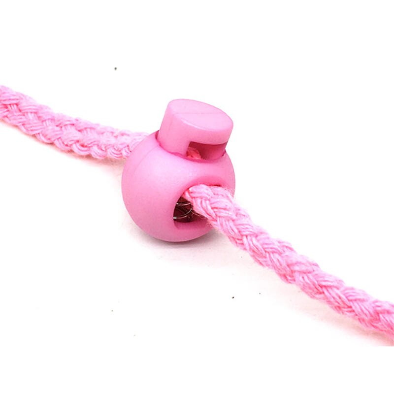 Doreenbeads plast nylon stop snor lås justering spænde beklædningsgenstand hat jakke bukser linning snor snor tilbehør 50 stk