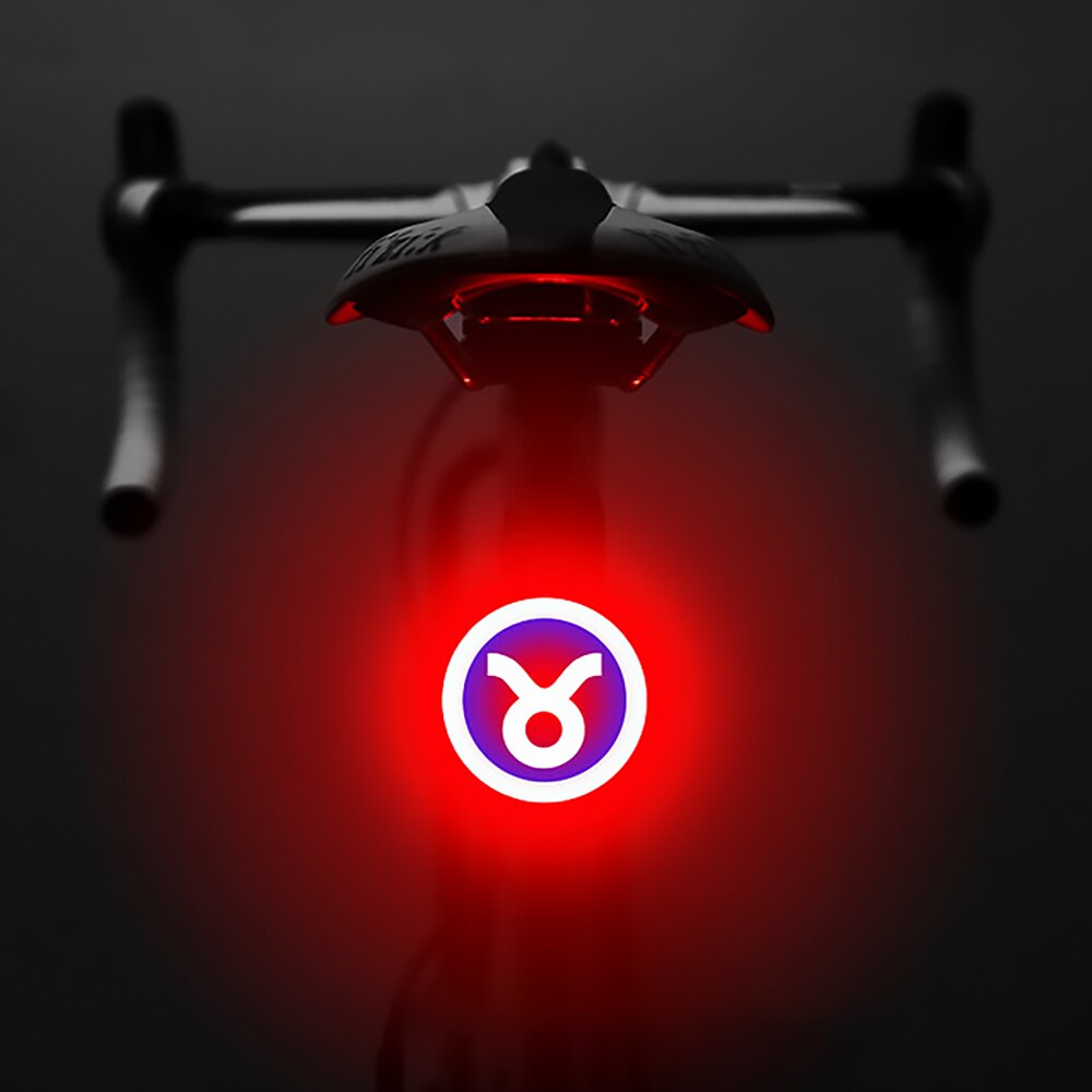 USB Charge Flashlight For Bicycle Light Led Bike Flash Taillight Cycling Night Warning Lights Cyling Lamp Multi Lighting Modes: 08
