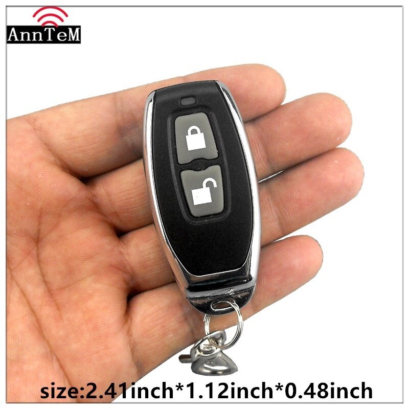 Anntem dc3.5V7v 9 v 12 v RF télécommande sans fil 433 mhz Lithium batterie prise de courant on/off Mini petit commutateur Module contrôleur