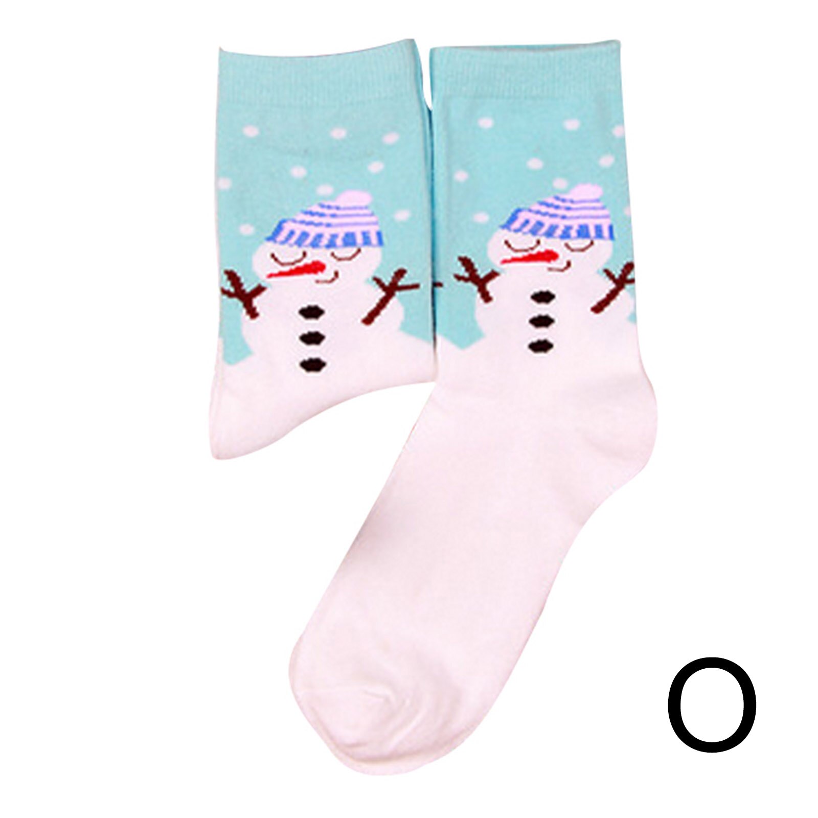 Christmas Pattern Printing Socks Winter Warm Cotton Middle Tube Socks Unisex YS-BUY: o