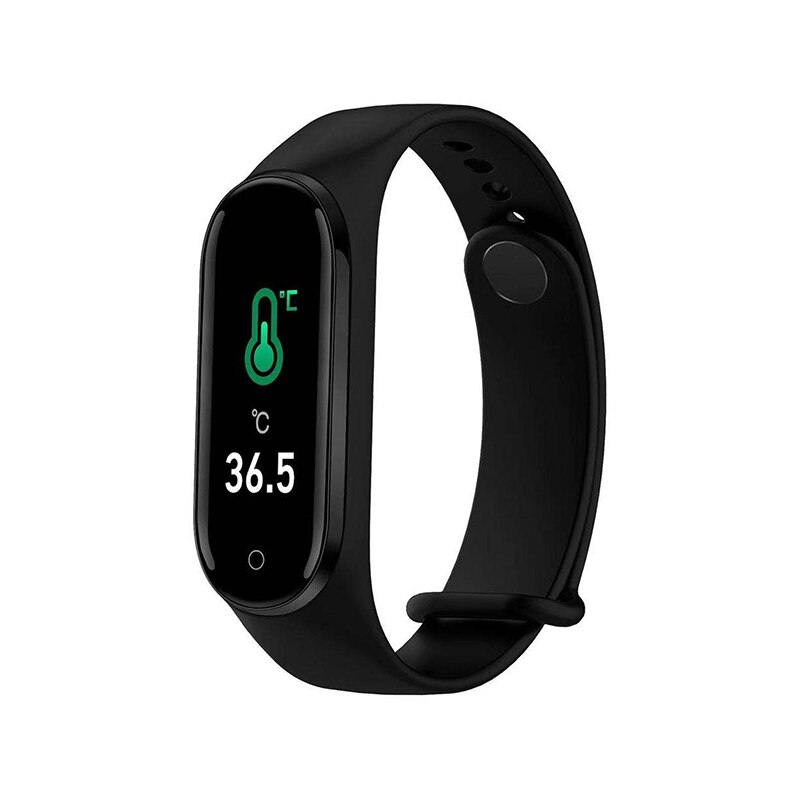 Bingofit M4 Pro Smart Wirstband Hartslagmeter Fitness Activiteit Tracker Waterdichte Smartband Temperatuur