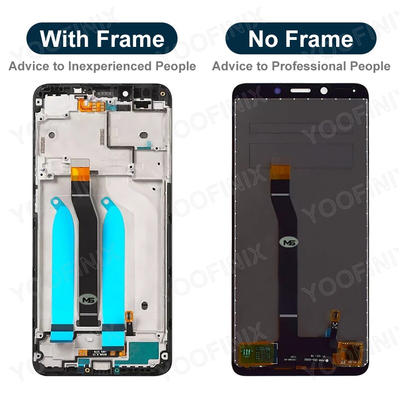 5.45 "oryginalny dla Xiaomi Redmi 6 LCD ekran dotykowy Digitizer części zamienne robić Redmi 6A wyświetlacz LCD M1804C3DG M1804C3DH