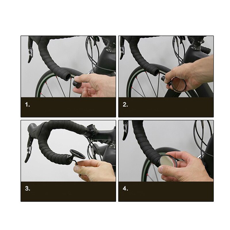 Radfahren Fahrrad Spiegel MTB Rennrad Fahrrad Lenker Barend Rückspiegel Ultraleicht Sicher Spiegel Fahrrad Zubehör