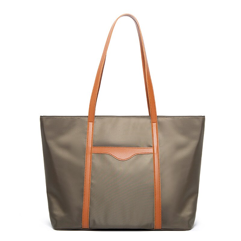 Bolso de mano de gran capacidad, bolsa de mano de tela Oxford, portátil, a la , Europa y Estados Unidos,: Amarillo