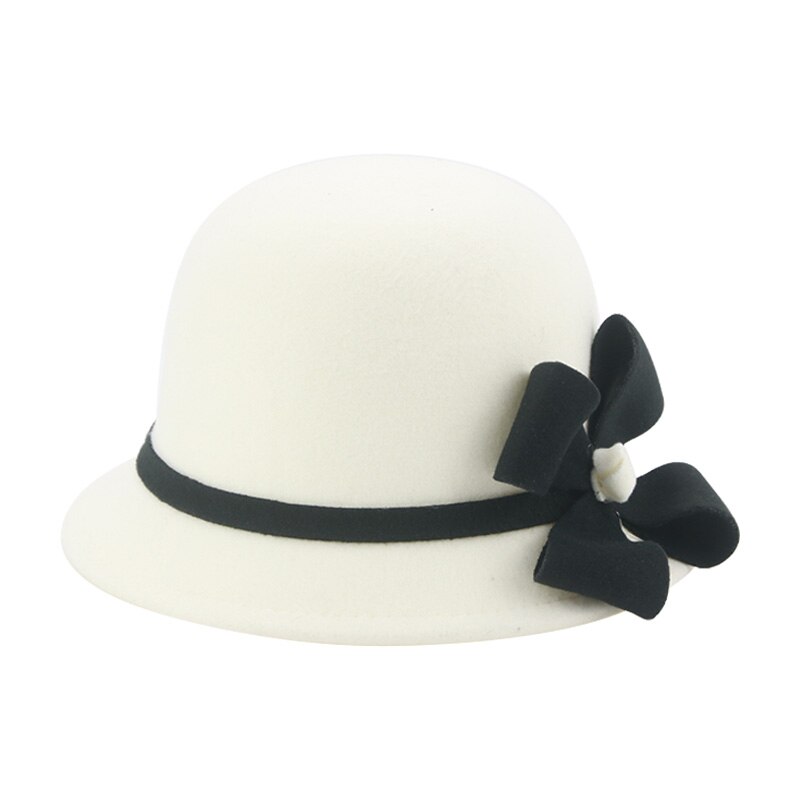 Hats for Women Wedding Decorate Hat Church Accessories Dome Net Yarn Floral Luxury Dome Bowknot Winter Hat Chapeau Femme: white