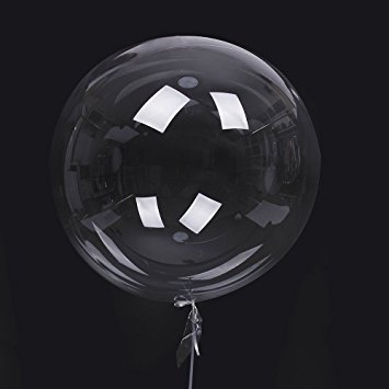 50 Stks/partijen ronde super clear ballonnen 10-24 inch verjaardag bruiloft drecoration bobo bal ballonnen kerst feestartikelen: 10inch