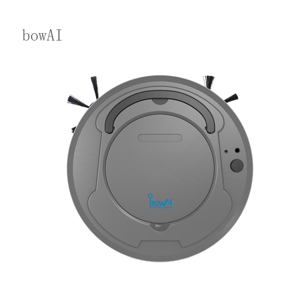 1800Pa Multifunctional Smart Floor Cleaner 3-In-1 Auto Rechargeable Smart Sweeping Robot Anti Sweeping Vacuum Cleaner: Grey