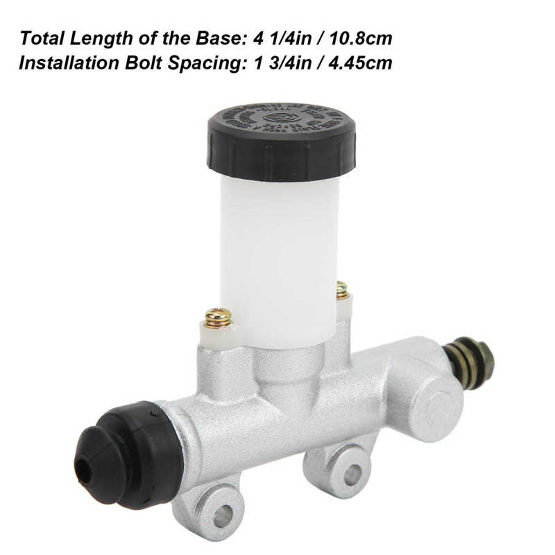 Hydraulic Brake Master Cylinder with Reservoir Replacement for Hammerhead Model 80T Aluminum Alloy Brake Master Cylinder