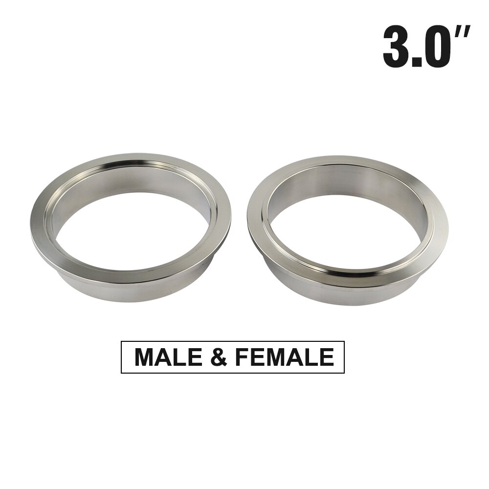 VR - (2PC/LOT) 3" V-Band Flange Stainless Steel 304 FEMAL & MALE OR NORMAL V Band Flange VR-VFN3/VFM3: VFM3