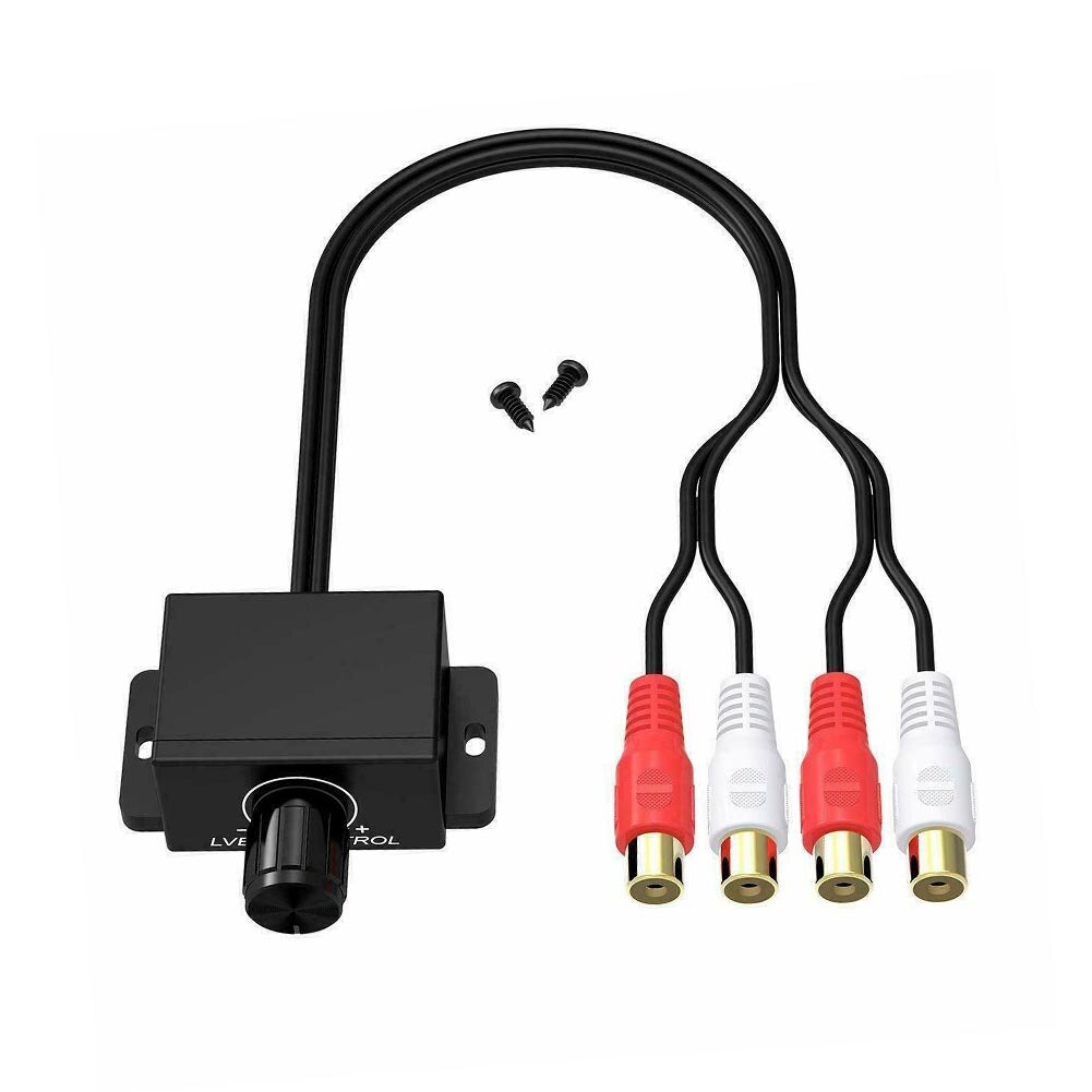 Stereo Digital Accessories Knob Volume Control Bass Boost Interior Car Level Remote Mini Audio Amplifier Adapter Universal