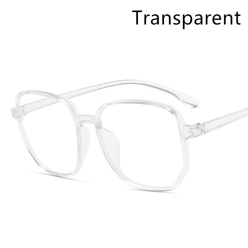 1Pair Blue Light Glasses Clear Regular Computer Gaming Glasses Women Eyewear Improve Comfort Anti Blue Ray Eyeglasses: Transparent