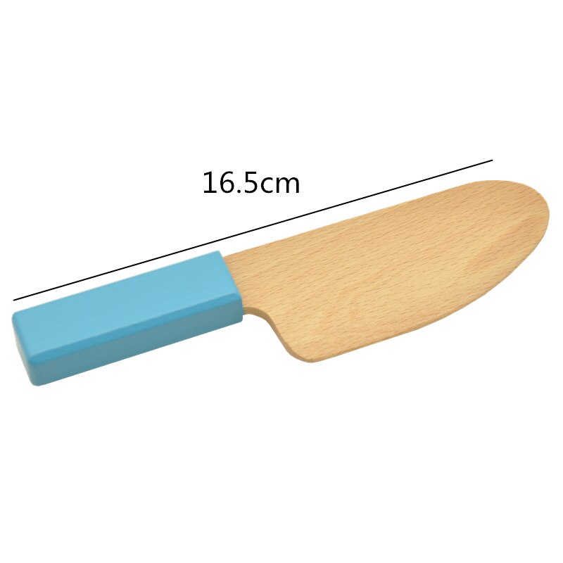 1pcs Kids Kitchen Food Toys Lovely Wooden Toys for Children Play House Birthday Baby: Sky Blue