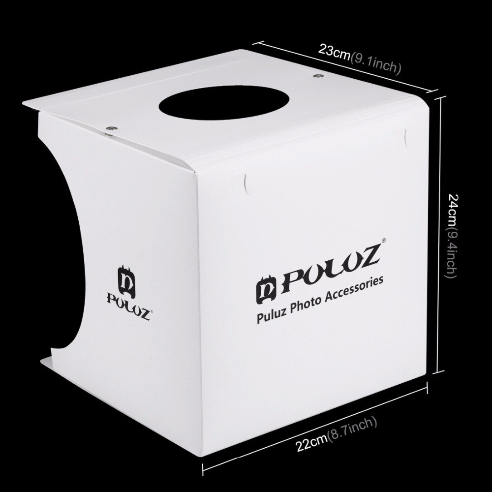Mini Vouwen Studio Diffuse Zachte Lightbox 20*20 cm Zwart Wit Fotografie Achtergrond Fotostudio Doos Foto Accessoires
