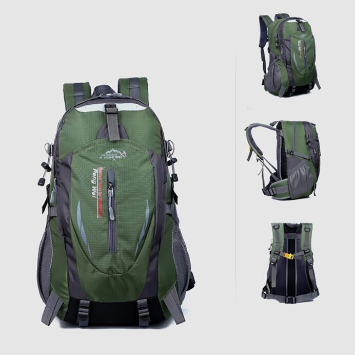 Rugzak Camping Wandelen Rugzak Sporttas Outdoor Rugzak Trekk Mountain Climb Apparatuur 45L Mannen Vrouwen: Deep green