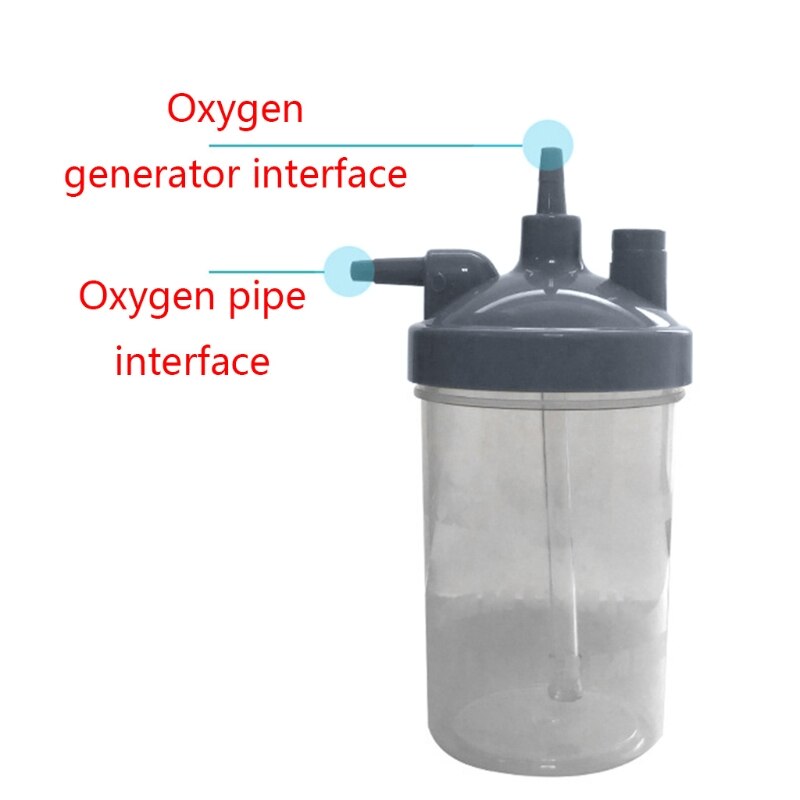 Water Bottle Humidifier Cup Oxygen Concentrator Generator Concentra for 7F-38F-3