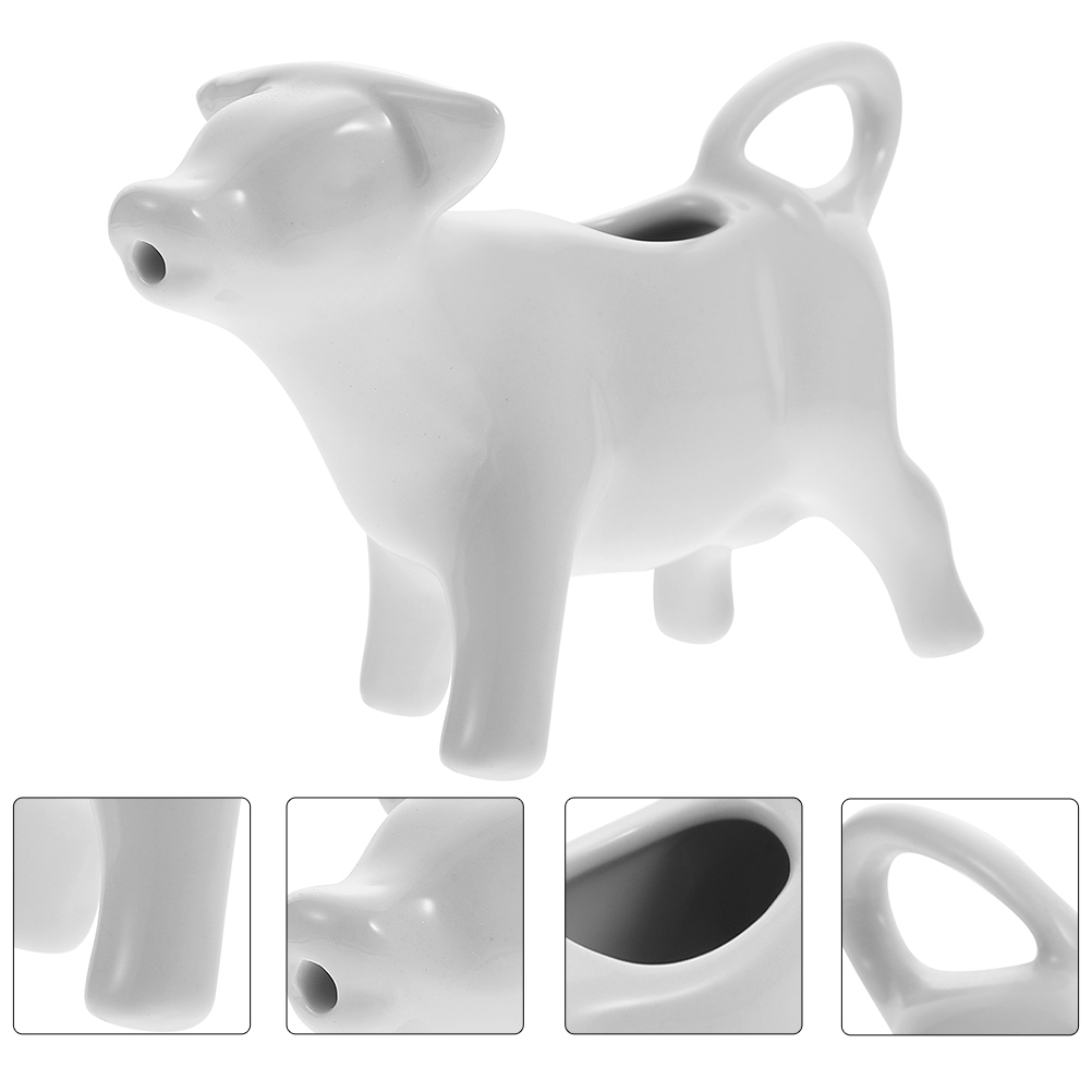 2pcs Pitchers Decorative Jug Restaurant Pitcher Ceramic Pitcher for Restaurant Hotel Home