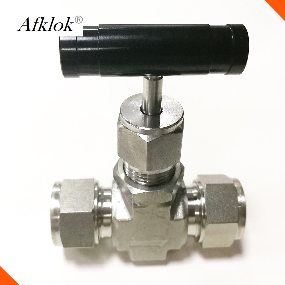Hogedruk 6000PSI Mini Roestvrij Naald Valve 316 Buis End Klep