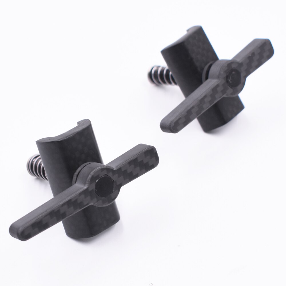 TWTOPSE Carbon Bike Clamp For Brompton Folding Bicycle Clamps Titanium Axle Hinge Lever Plate Hooks Lightweight 25.6g Parts
