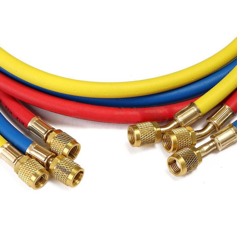 36 Inch Ac Opladen Slang Hvac Koelmiddel R12 R22 R404 R502 R134A Auto Airconditioning Koeling Buis 3000-600 psi Standaard