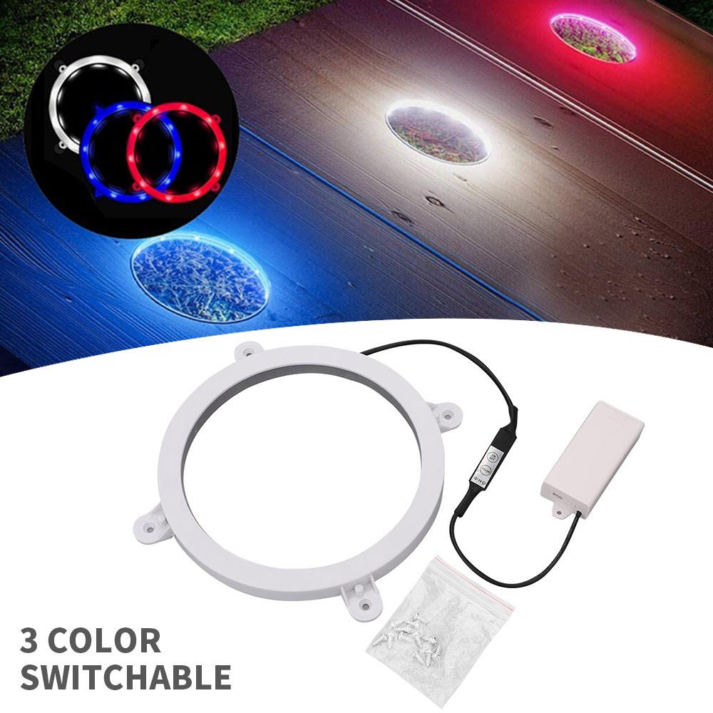 Universal Ring Light Live Broadcast White Dimmable Corn Hole LED Ring Light Portable Lighting Shooting Blue Sandbag Light Bean