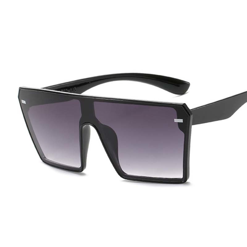 Stora fyrkantiga solglasögon för kvinnor, märke, stora bågar, solglasögon för kvinnor, ett stycke, utomhus, gradient, oculos de sol
