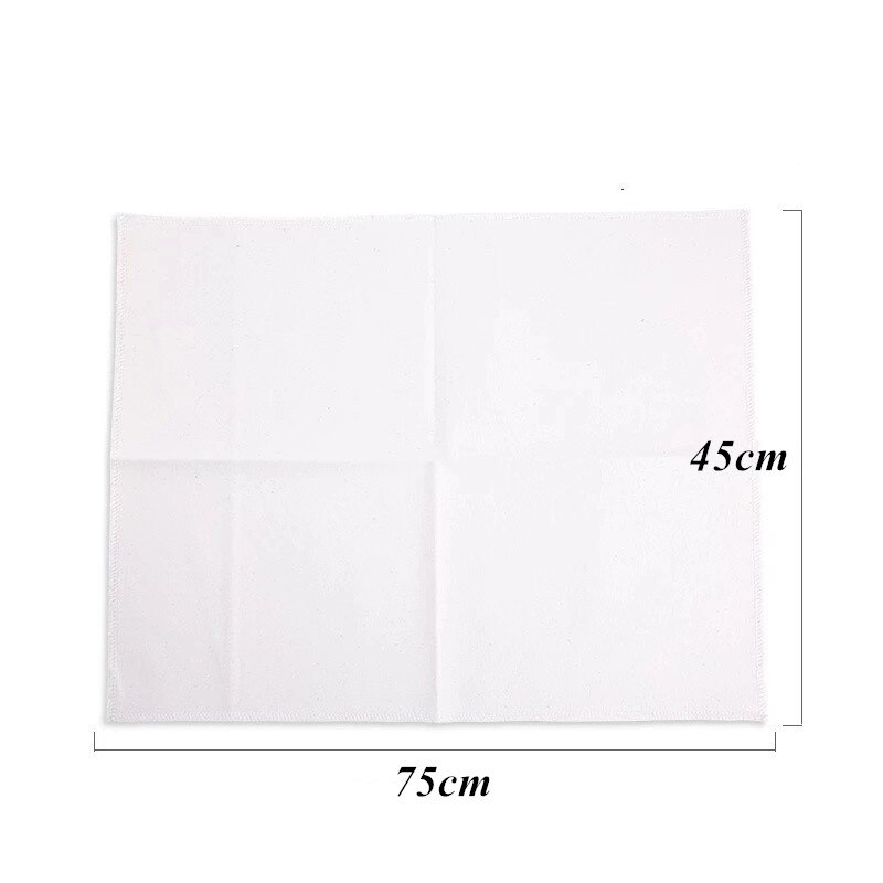 Tapis de cuisson Baguette de pain | Tissu de lin fermenté épais, résistance à la pâte, casseroles Baguette de pain, tapis de cuisson, Baguette de coton, outil de cuisson: 45x75cm