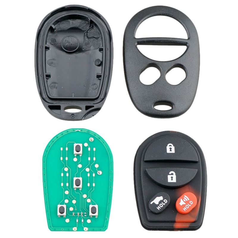 Auto Smart Remote Key 4 Knoppen Autosleutel Fob Fit Voor Toyota Sienna 2004 315Mhz Gq43Vt20T