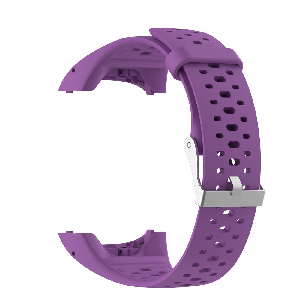 Bracelet en Silicone respirant pour M400 M430 montre intelligente Bracelet de montre Bracelet de remplacement pour Polar M400 M430 GPS: H
