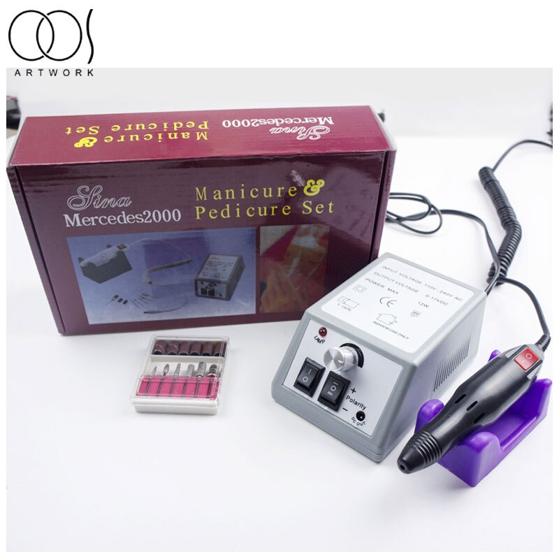 Conjunto eléctrico de manicura , accesorios, lima de uñas, máquina de manicura eléctrica, lima de uñas, herramienta para salones de manicura