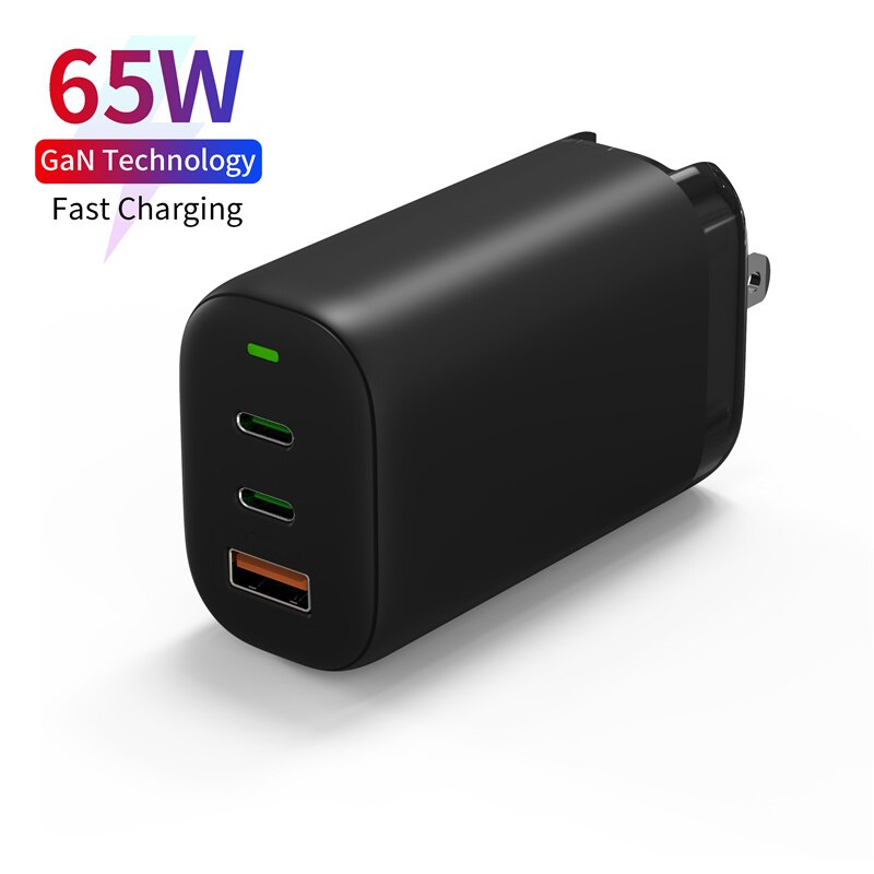 Ilepo 65w usb-ladegerät für iphone und laptop, pd-schnellladefunktion, gan-ladegerät, typ-c-handyladegerät 3.0 adapter, schnellladefunktion 4