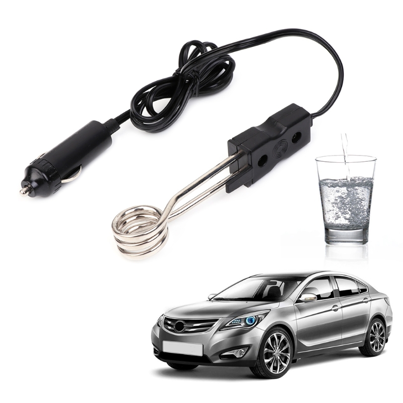 Calentador de agua hervida eléctrico portátil para coche, dispositivo de inmersión de té para Camping, Picnic, 24V