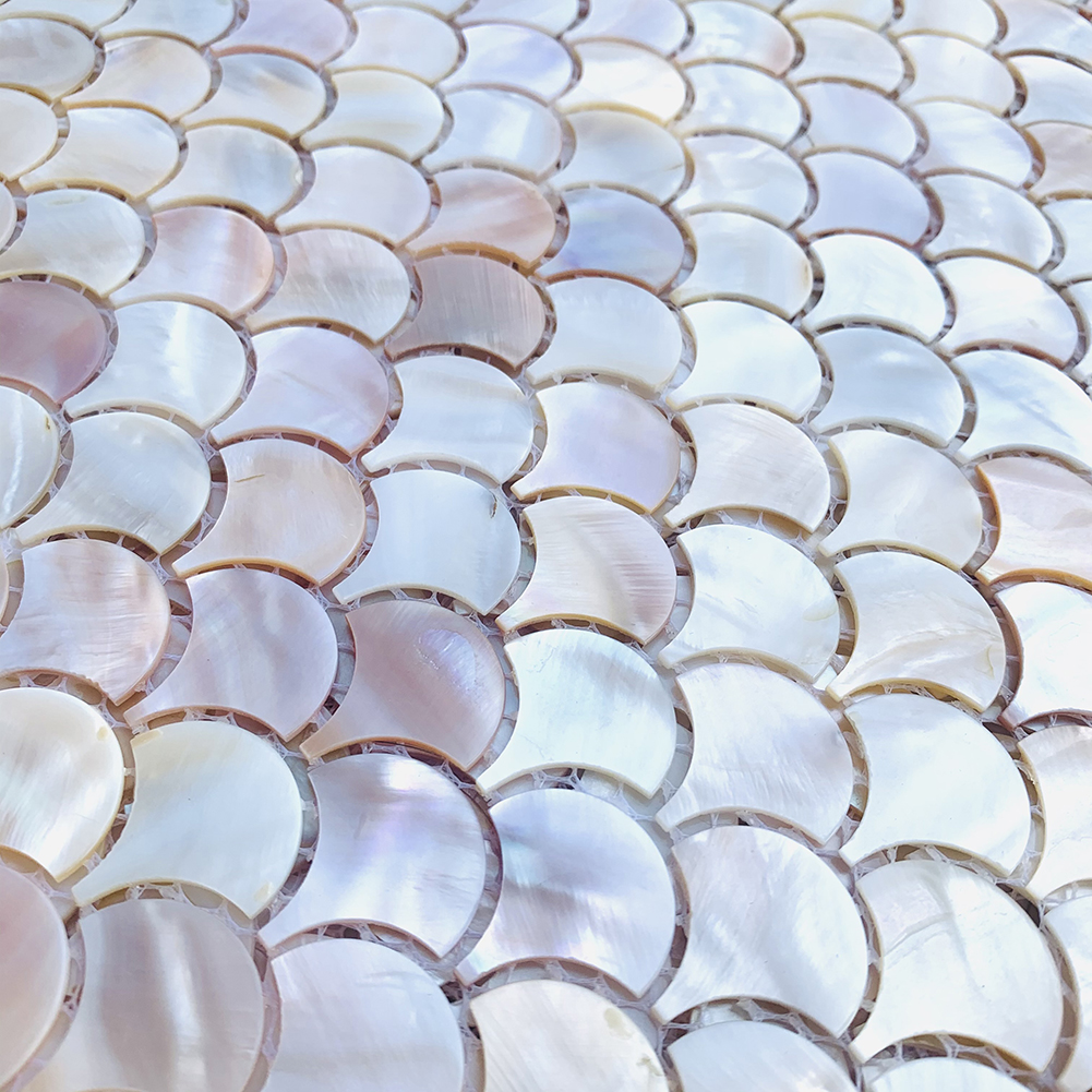 1Pc Natuurlijke Schulp Shell Mozaïek Tegel Parelmoer Muur Behang Home Decor Materialen Badkamer Keuken Achtergrond Muur Turn