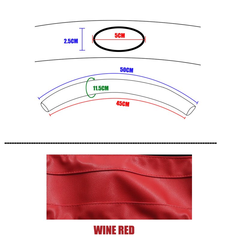 Accesorios para cochecito de bebé, cubiertas protectoras para Reposabrazos de silla de ruedas, funda de Pu, novedad de: Borgoña