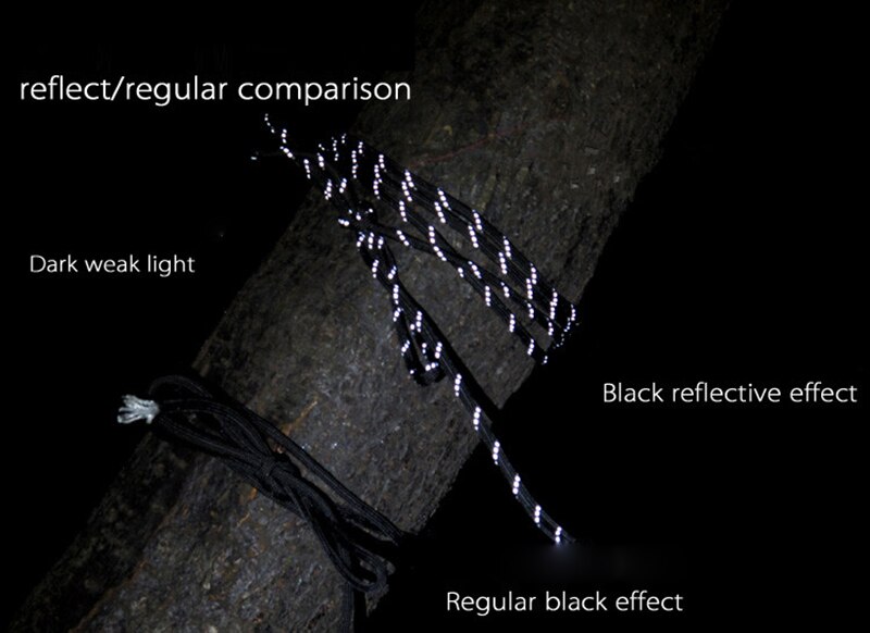 100 Meter Paracord Reflecterende 4 Mm 7 Strand Paracord Core Outdoor Camping Corda Parachute Cord Lanyard Tent Touw Multifunctionele