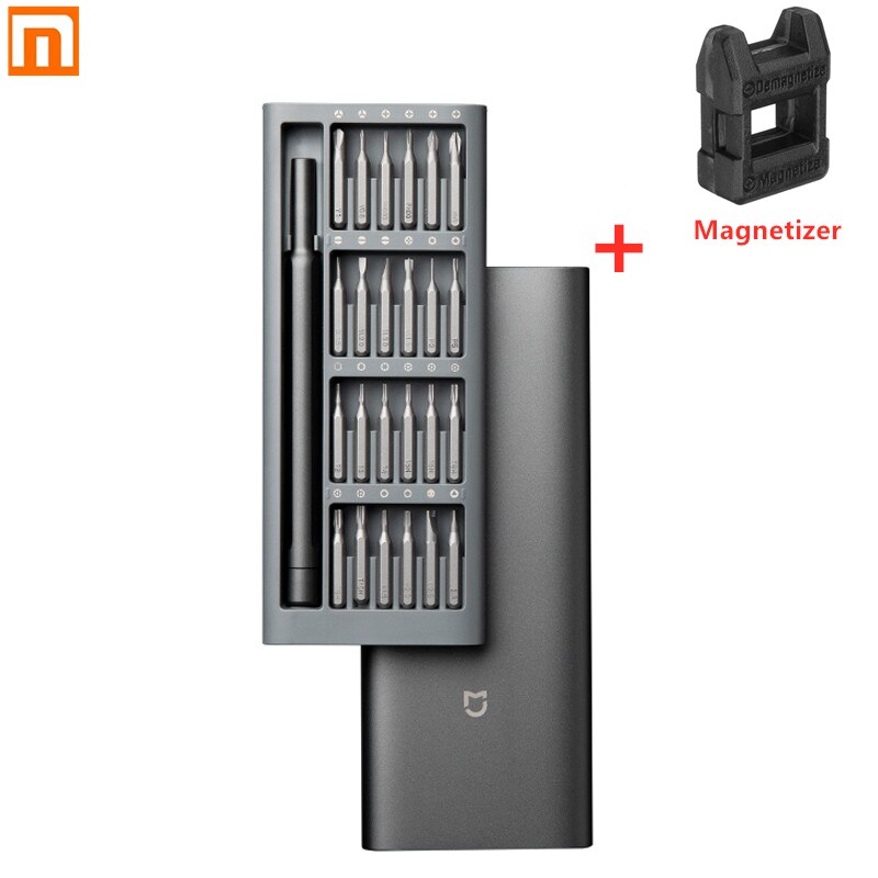 neue Original Xiaomi Täglichen Gebrauch Schraubendreher Bausatz 24 Präzision Magnetische Bits Alluminum Kasten DIY Schraube Fahrer einstellen Für Clever hause: Kit und Magnetizer