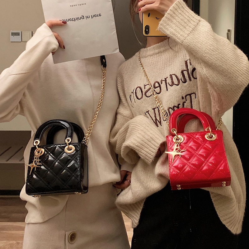 Sac à main de de luxe nouvelle femme fourre-tout sac de en cuir PU femmes concepteur sac à main chaîne épaule sacs de messager