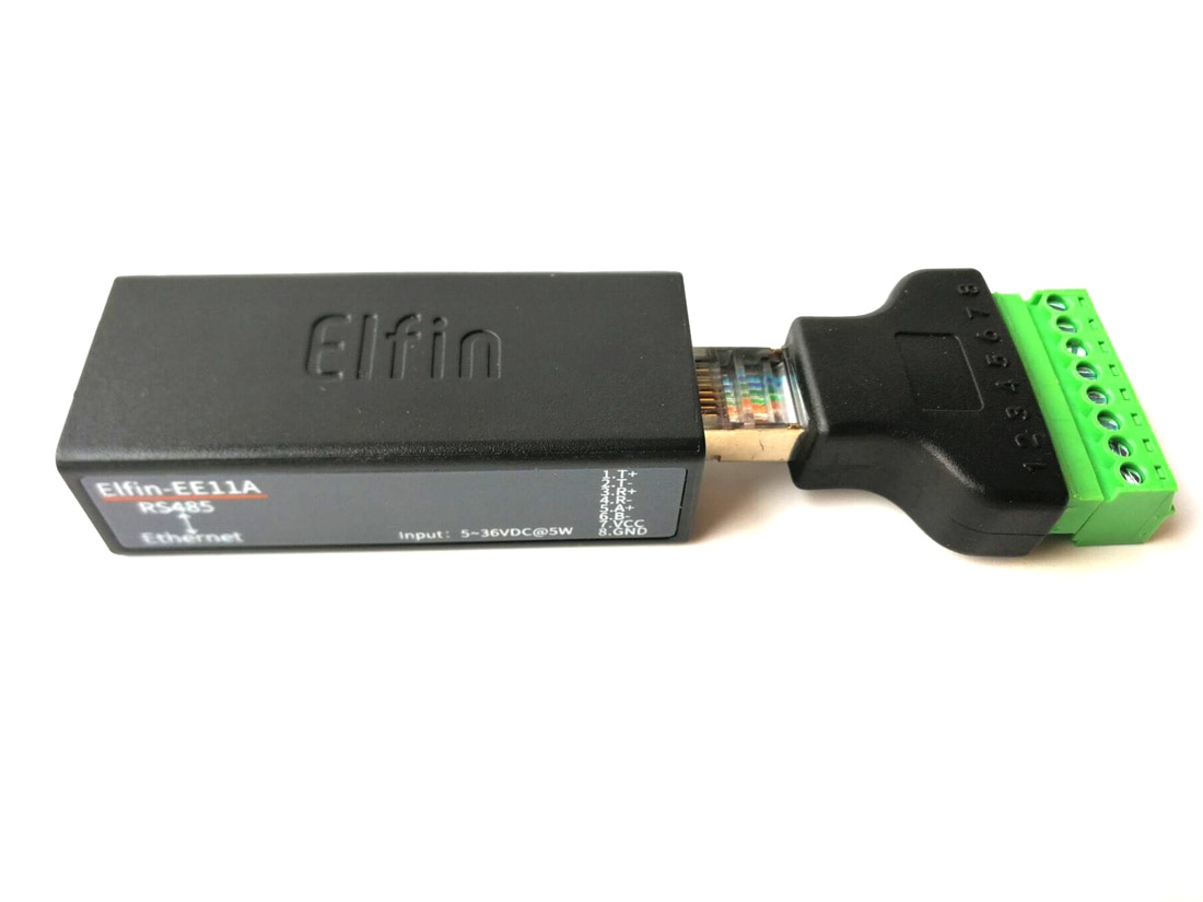 Serial Port RS485 to Ethernet Device Server Module Support Elfin-EE11A TCP/IP Telnet Modbus TCP Protocol