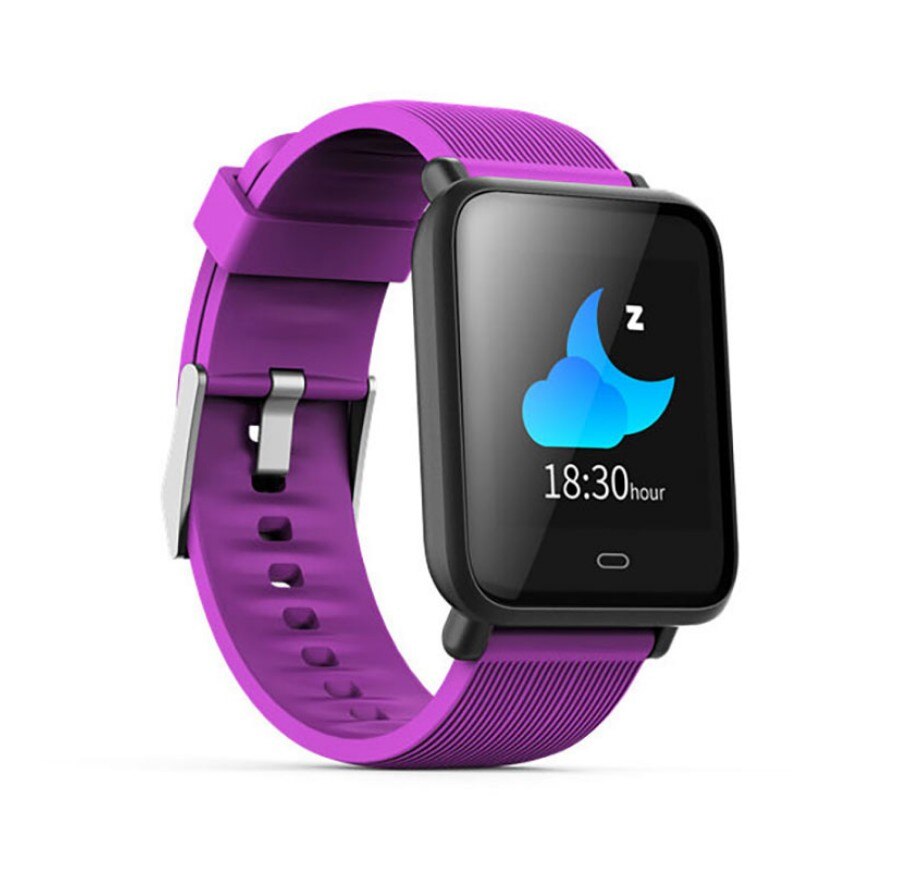 for OPPO Find X2 A31 A91 F15 Realme 6 Reno3 Pro X50 C2s C3 5i A11x Watch Men Women Sport Smart watch Blood Pressure Heart Rate: purple