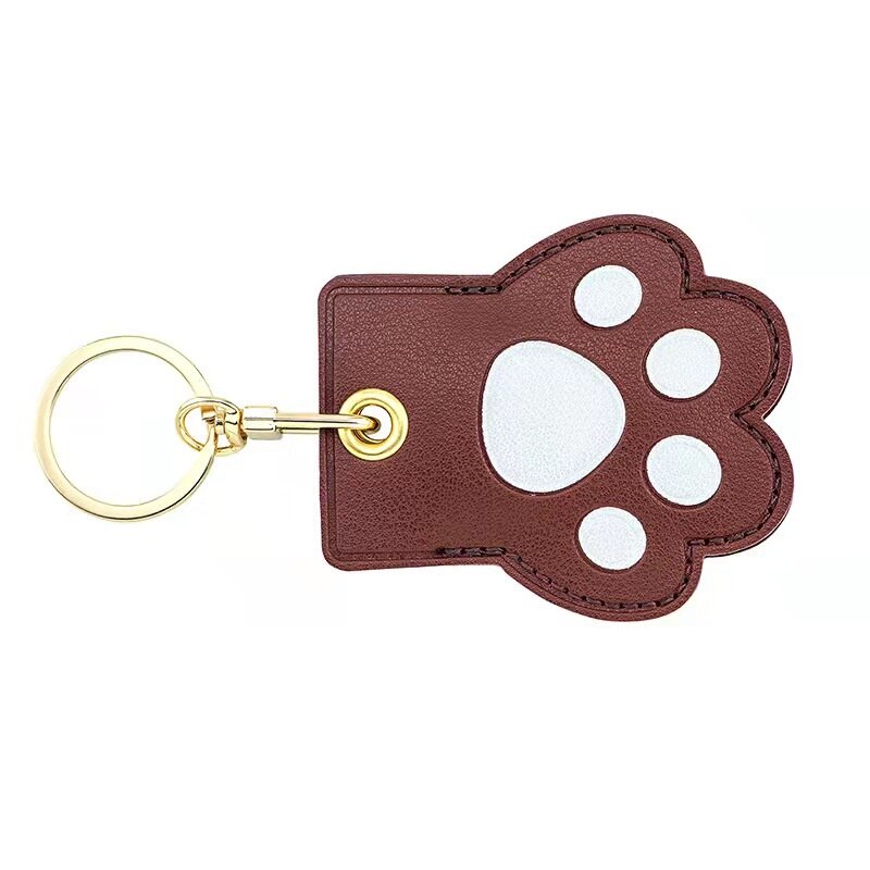 Sød jordbær citron etui til æble airtag beskyttelse pu læder cover vedhæng gps anti-tabt nøglering etui hunde kattehalsbånd: K