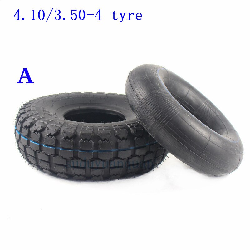 4.10/3.50-4 410-4 350-4 tyres tubes for Electric Scooter Wheelchair Elderly Mobility Scooter Wheelbarrow 4.10-4 3.50-4 tires: tyre A