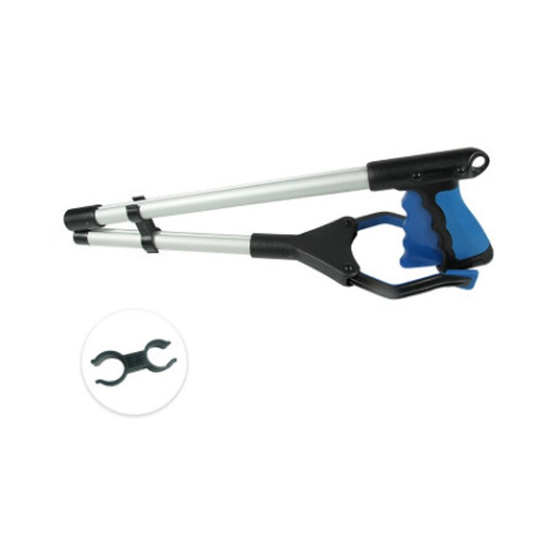 Folding Household Garbage Picker Alloy Trash Grabber Waste Leaves Pick Cleaning Up Clip Garden For Garden Tool Tool Yellow