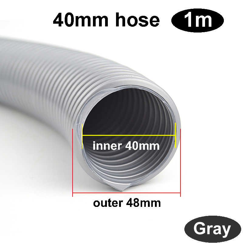 Threaded hose inner 40mm outer 48mm extension connector two-way connector Vacuum cleaner hose accessories: light green