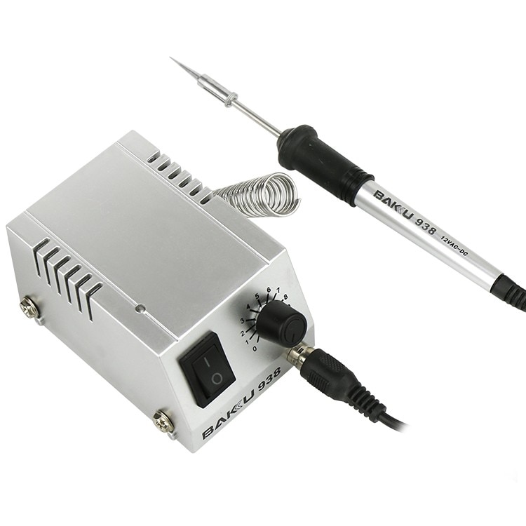 Estación de soldadura de BK-938 portátil, dispositivo BAKU-938, 15w, 220V/110V, para trabajo de soldadura BGA SMD SMT DIP Calentador de larga duración, BAKU 938