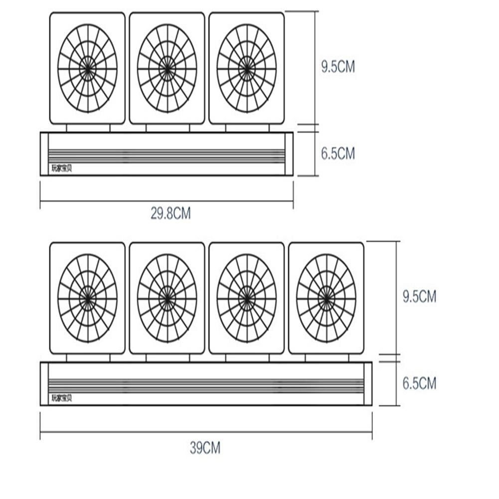 Aquarium Fish Tank Cooling Fan System Chiller Reduce Water Temperature 1/2/3/4 Fan