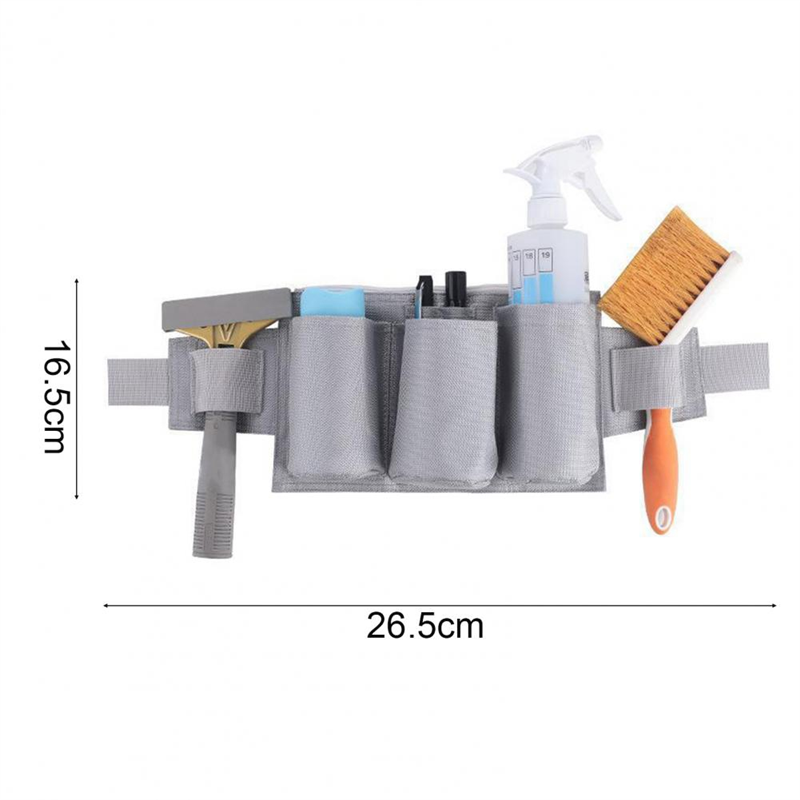 ABKW-sac de rangement pour outils de jardinage, nettoyeur Portable, sac de taille multifonctionnel pour outils de nettoyage avec ceinture réglable