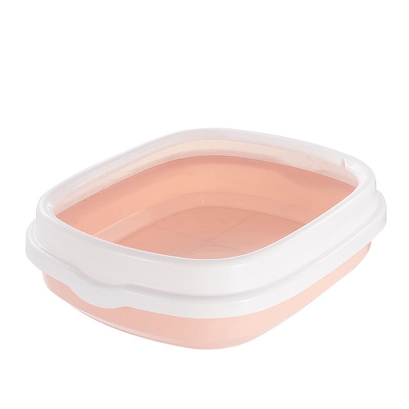 Lavabo de arena para gatos de gran tamaño, inodoro semicerrado súper grande, caja de arena desmontable antisalpicaduras para gatos, productos para mascotas